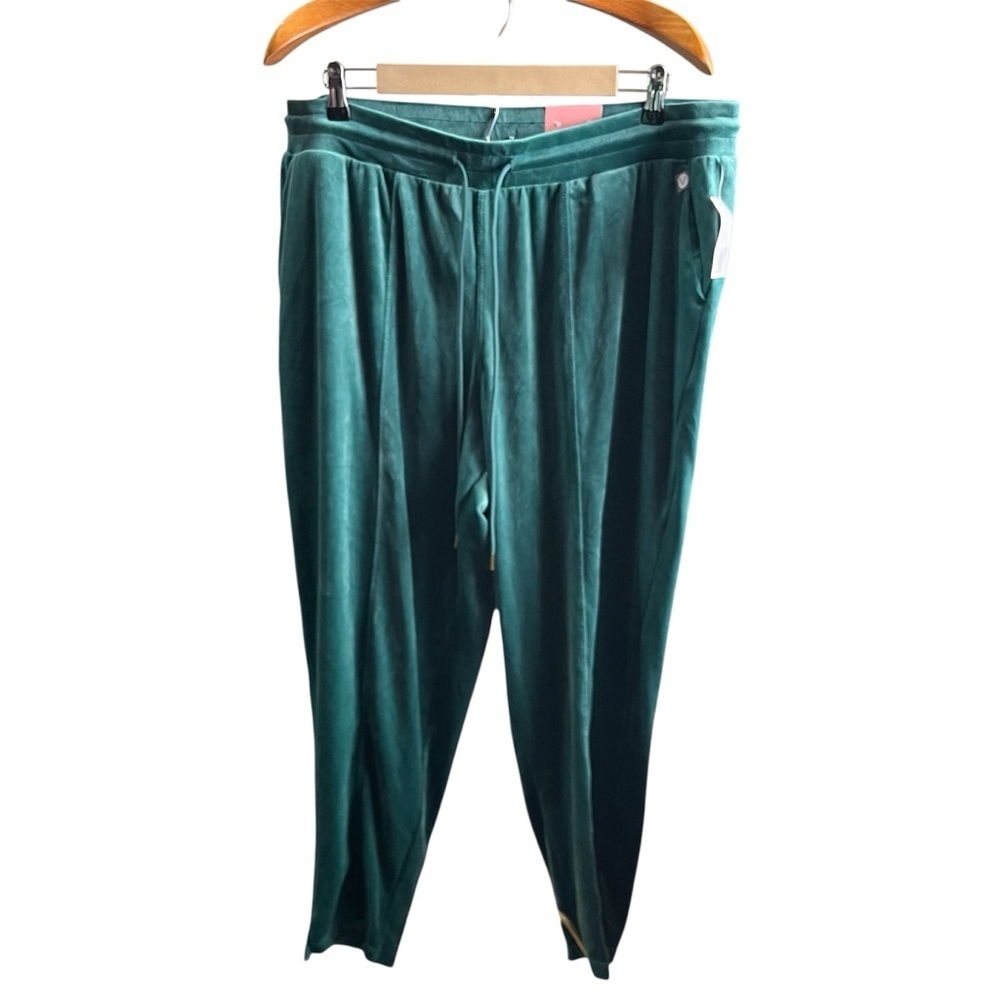 Livi Active NEW Green Velour Track Pants 18/20 - Picture 2 of 13